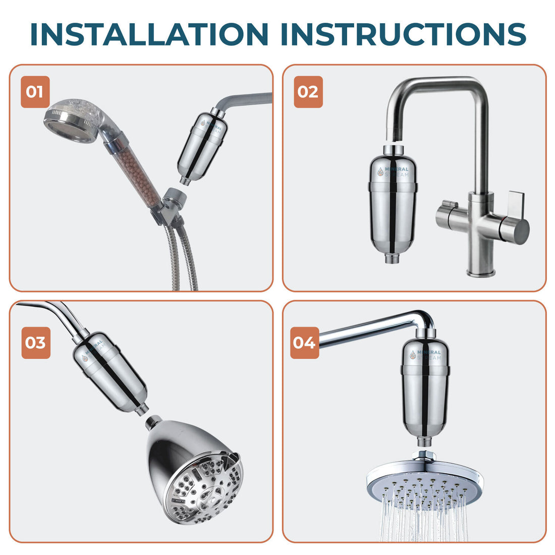 Advanced Shower Filter for Hard Water