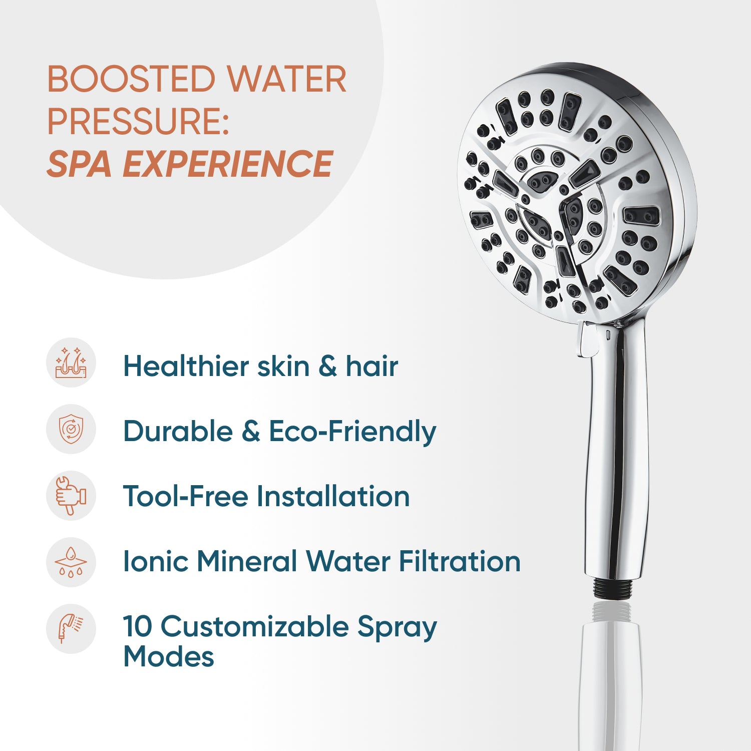 Luxe 10 Mode Dual Shower System