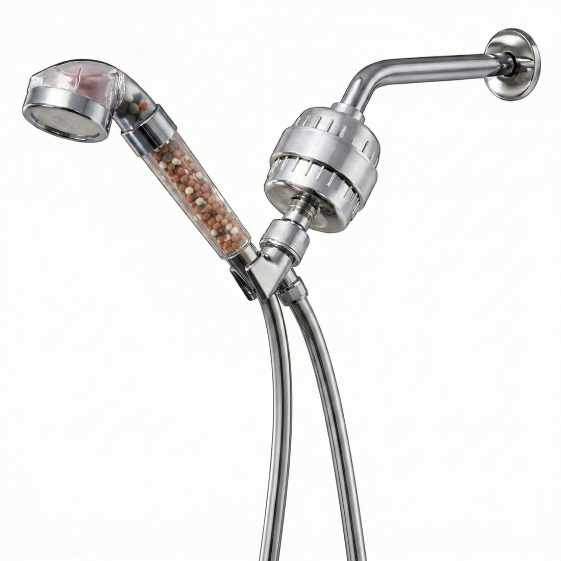 Eco-Friendly Showerhead Complete Shower Kit