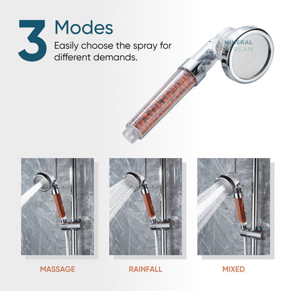 Eco-Friendly Showerhead Complete Shower Kit