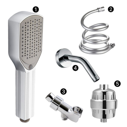 MineralStream Detangler Comb Shower Head